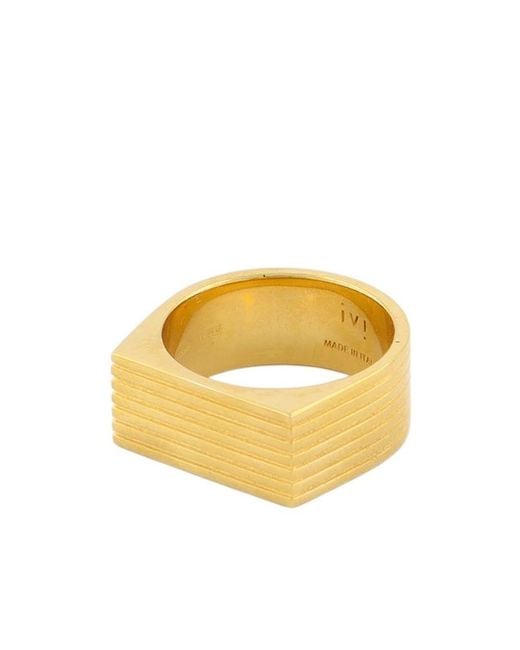 Ivi Yellow Logo Ring