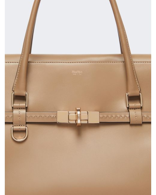 Max Mara Natural Leather Handbag