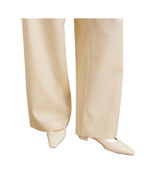 Aeyde Natural Solid Leather Pumps
