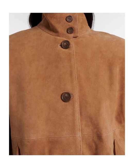 Jonathan Simkhai Brown Marley Suede Jacket