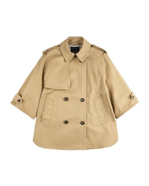 Fay Natural Short Double-Breasted Jacket