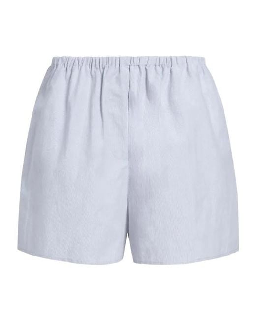 Proenza Schouler Blue Jana Shorts