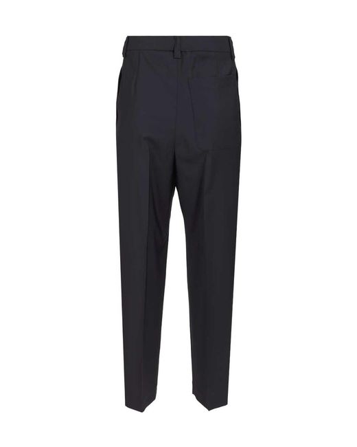 Barena Blue Roxanne Pleated Pants