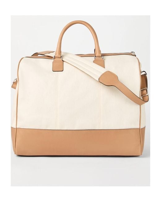 Brunello Cucinelli Natural Summer Holdall for men