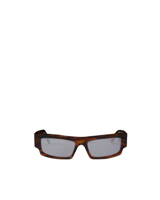 Pinko White Rectangle Frame Sunglasses