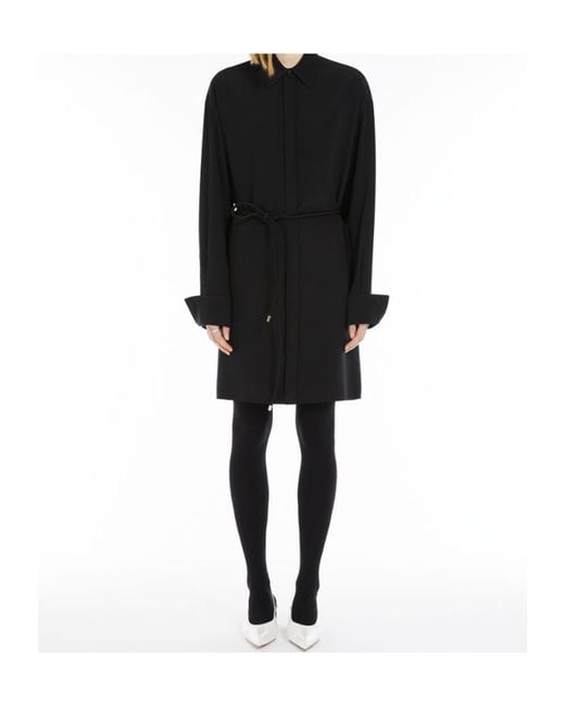 Sportmax Black Shirt Dresses
