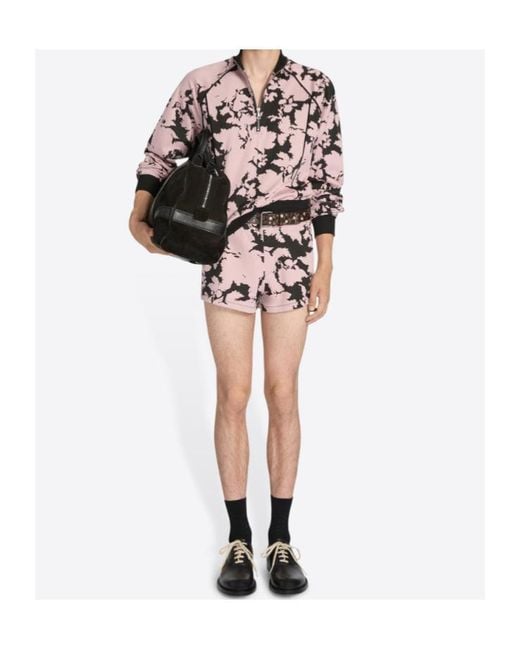 Dries Van Noten Black Suede Duffle Bag for men