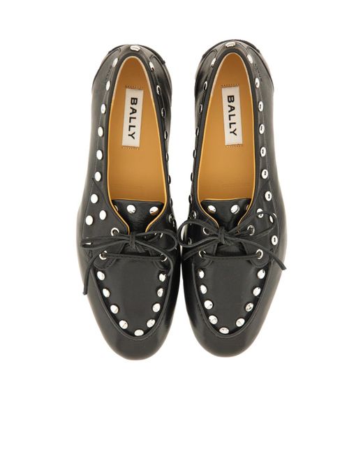 Bally Black Pathy Laced Loafers
