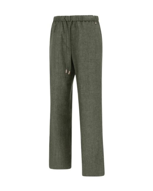 Herno Green Drawstring Trousers