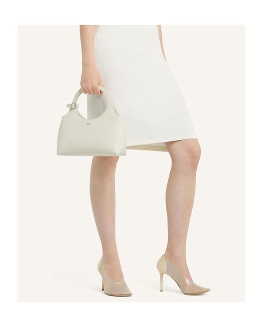 Courreges White Courrèges Holy Day Top Handle Bag