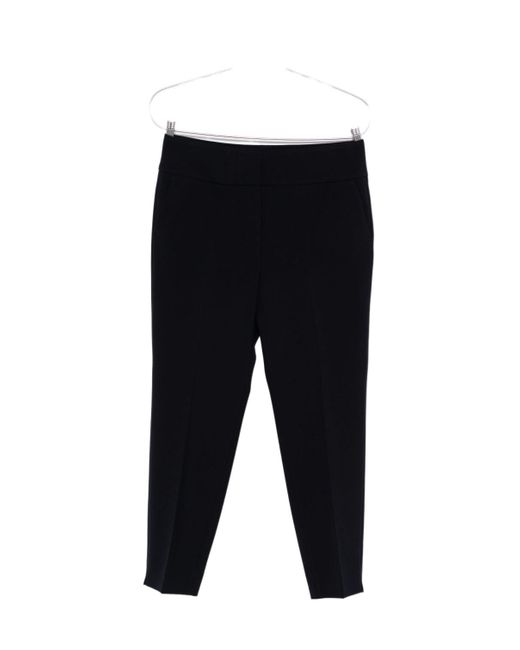 Peserico Black Straight-Leg Pants