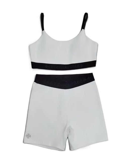 Chrome Hearts White Webbing Sports Suit