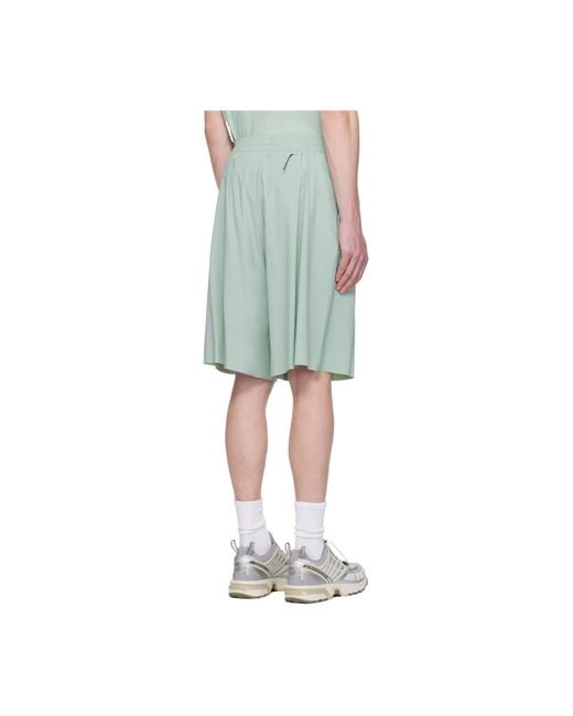 MM6 MAISON MARGIELA X SALOMON Green Bermuda Shorts for men