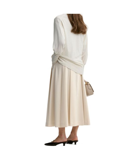 By Malene Birger Natural Edena Midi Skirt