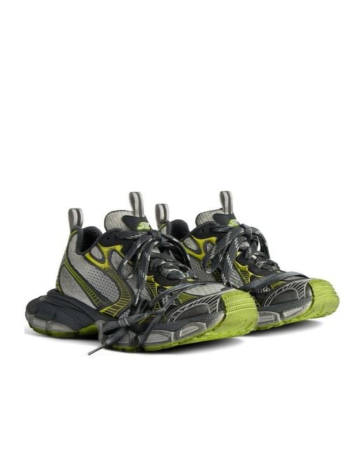 Balenciaga Green 3Xl Lace-Up Sneakers for men