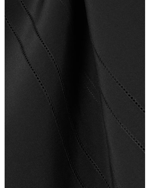 Joseph Black Cut-Out Detail Blouse