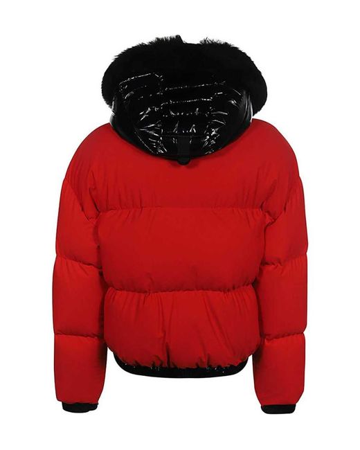 Moose Knuckles Red Long-Sleeved Cotton Suit
