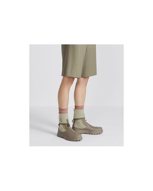 Dior Gray Garden Ankle Boot for men