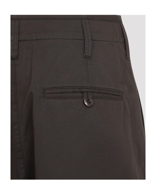 Lemaire Brown Wide Leg Chino Trousers