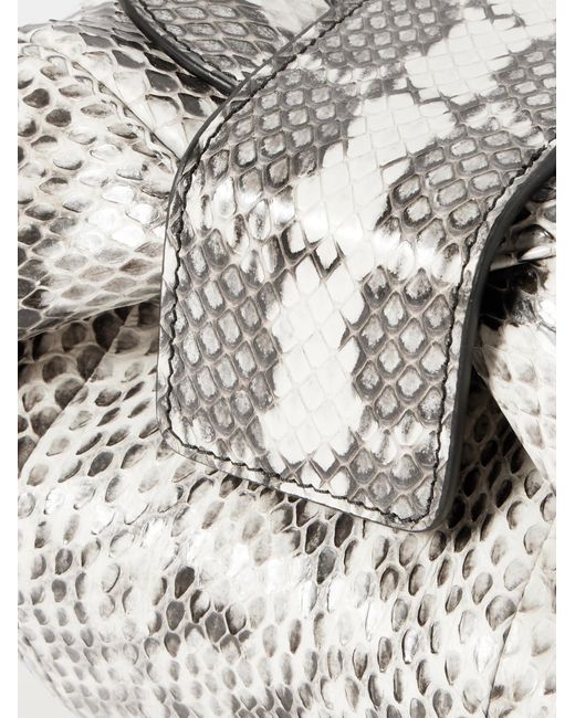 Gabriela Hearst Multicolor Soft Demi Snake-Effect Leather Clutch