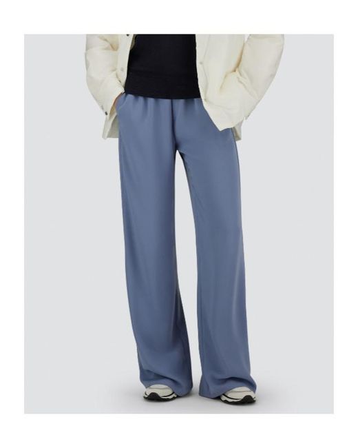 Herno Blue Drawstring Straight-Leg Pants