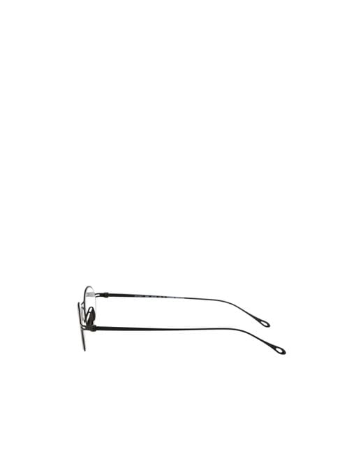 Giorgio Armani White Oval Frame Glasses for men