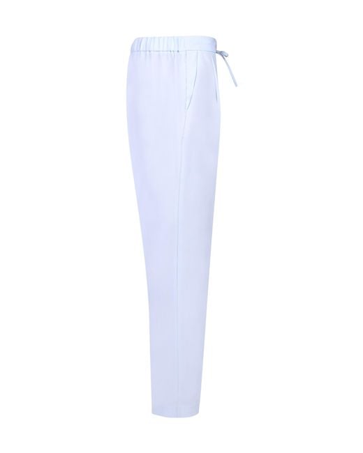 Fabiana Filippi Blue Drawstring Slim Fit Pants