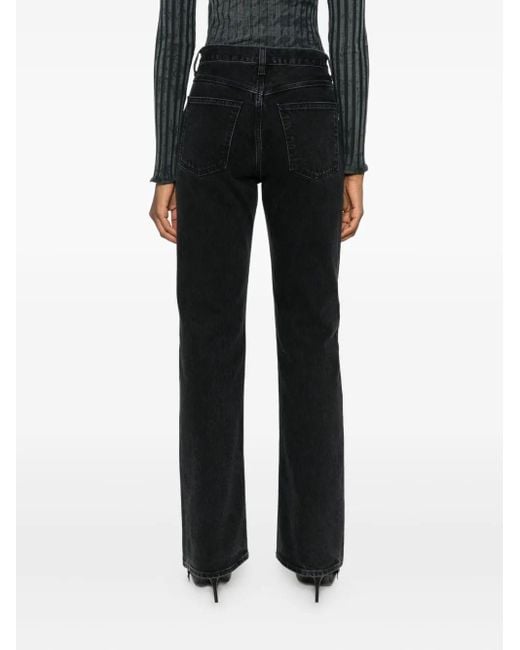 Agolde Black High-Waisted Jeans