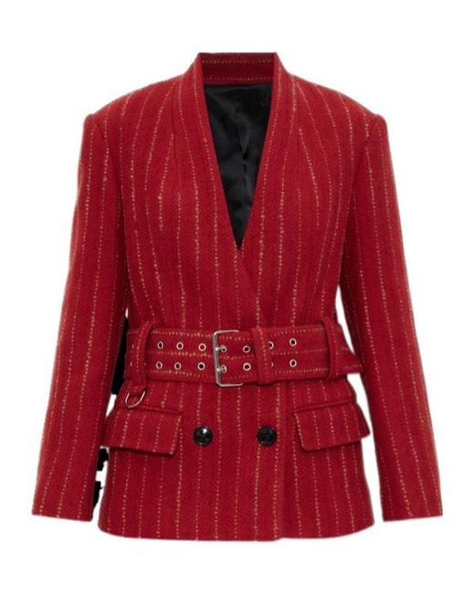 Isabel Marant Red Long Sleeve Jacket