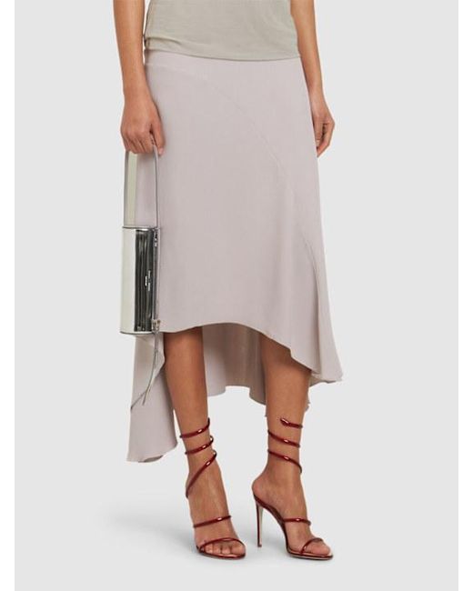 Rene Caovilla Pink Round-Headed High-Heeled Sandals
