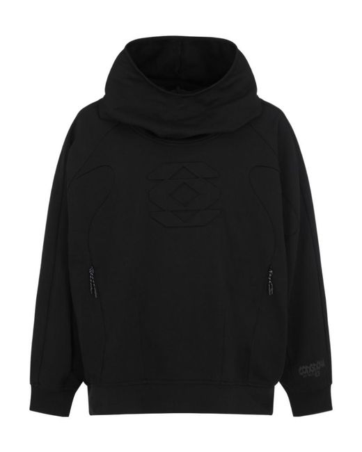 McQ Alexander McQueen Black Long-Sleeved Hoodie for men