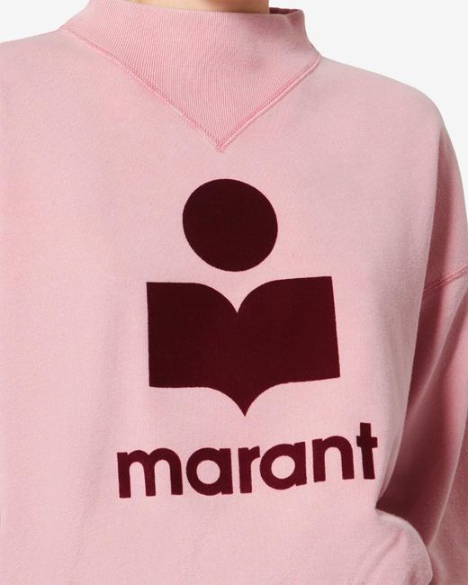 Isabel Marant Pink Isabel Marant Étoile Moby Crewneck Sweatshirt
