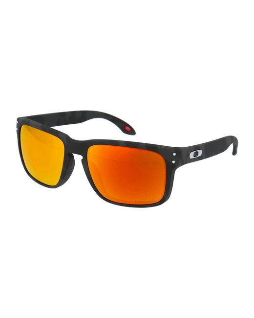 Oakley Orange Holbrook Rectangular Sunglasses for men