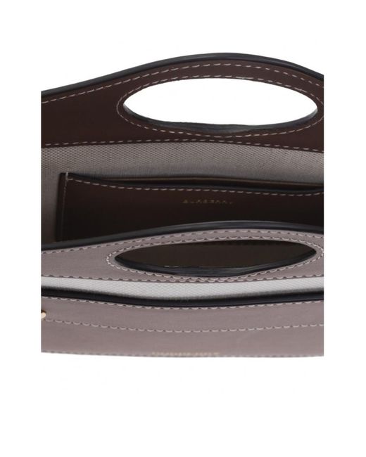 Burberry Brown Micro Two-Toned Crossbody Bag