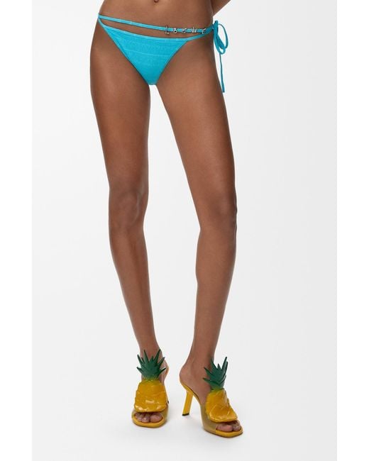 Loewe Blue Logo Tie Bikini Briefs