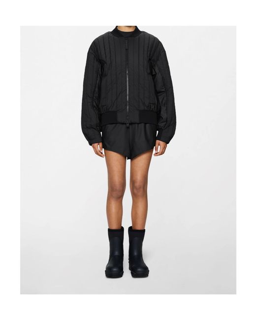 Rains Black Long-Sleeve Casual Jacket for men