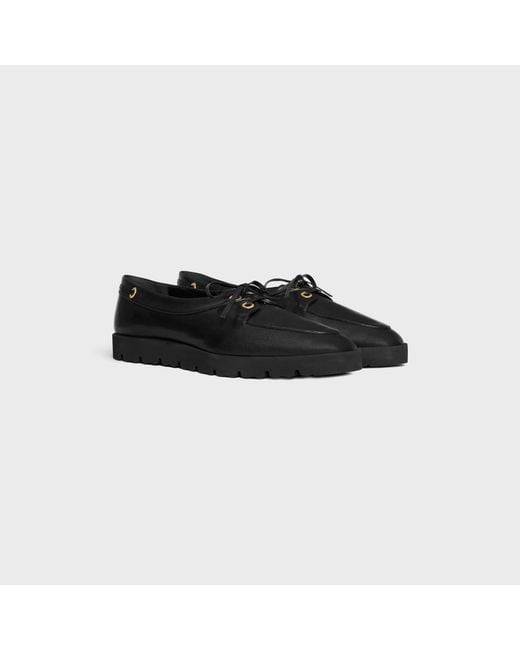 Céline Black Deck Loafer for men