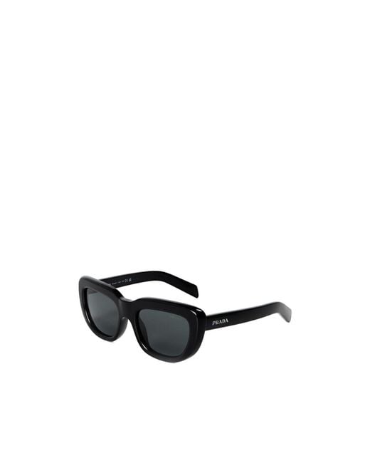 Prada White Oversized Sunglasses