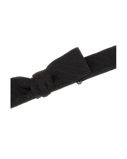 Gucci White Logo Detailed Bow Tie for men