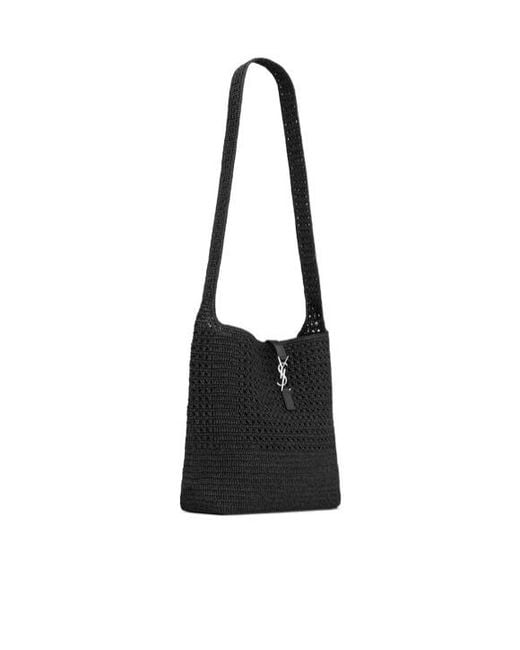 Saint Laurent Black Le 5 À 7 Medium Shoulder Bag for men