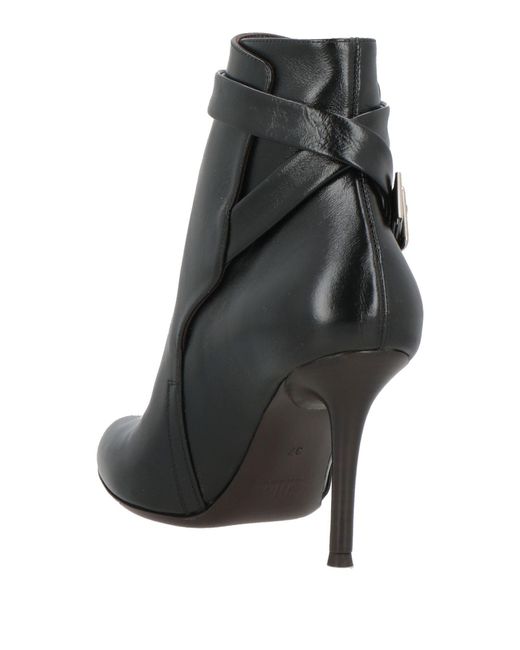 Chloé Black Rubber Sole Ankle Boots