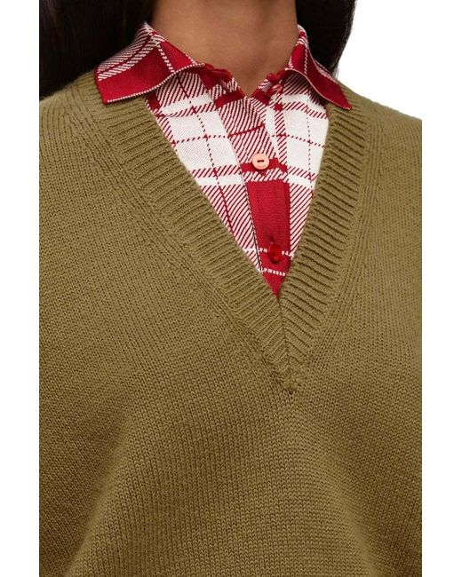 Loewe Green Trompe L'Oeil Jumper