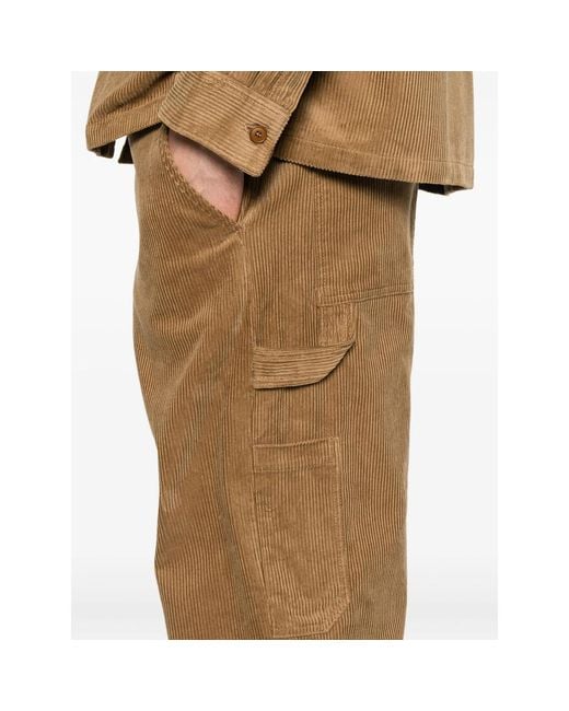 A.P.C. Brown Corduroy Trousers for men