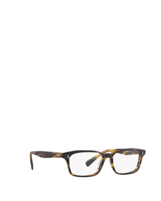 Oliver Peoples White Edelson Rectangle-Frame Glasses for men