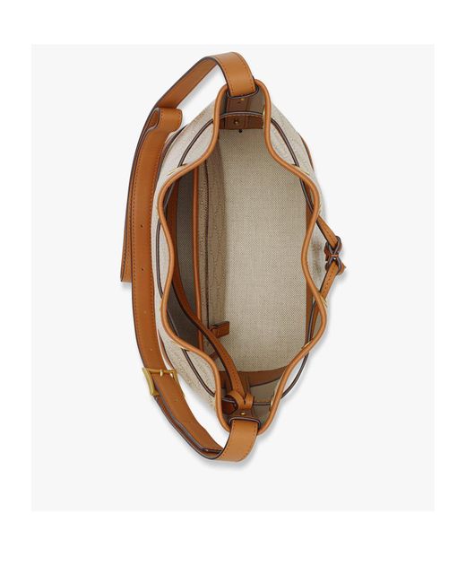 MCM Natural Adjustable Shoulder Strap Shoulder Bag