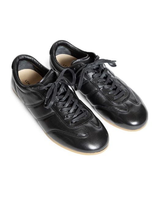 Lemaire Black Soft Runner Sneakers