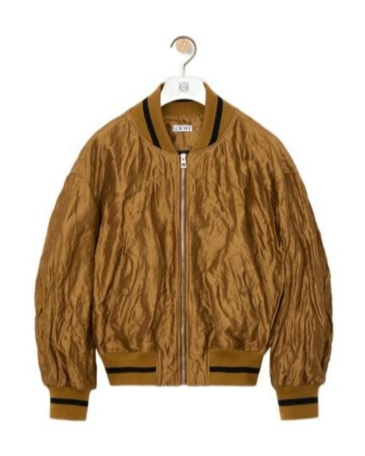 Loewe Brown Bomber Jacket