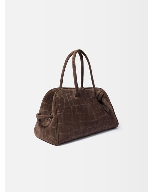 Jacquemus Brown The Turismo Soft Bowling Bag