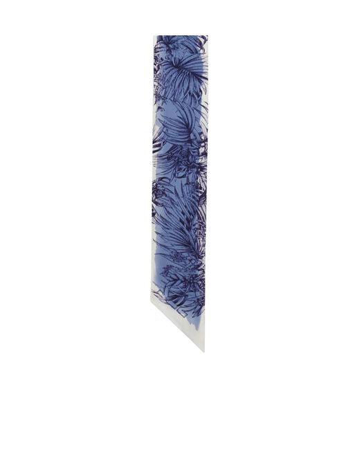 Ferragamo Blue Ferragamo Gravure Printed Bandeau