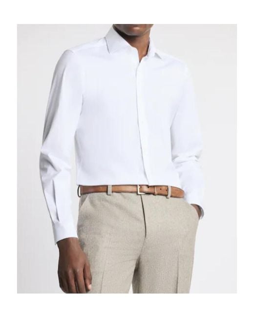 Fay White Regular Fit Shirt for men